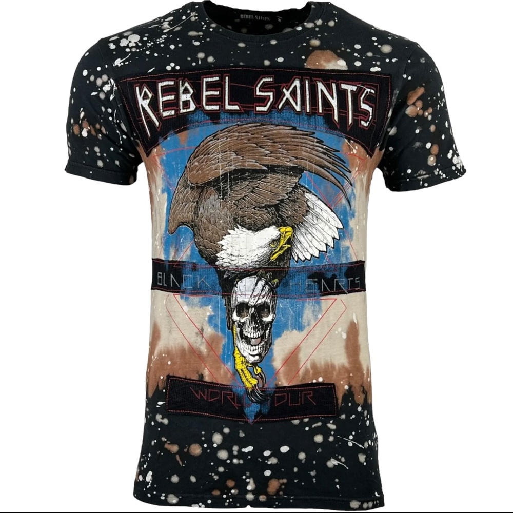 Rebel Saints By Affliction Men's T-shirt EAGLE CLAW Premium Quality S-3XL $88